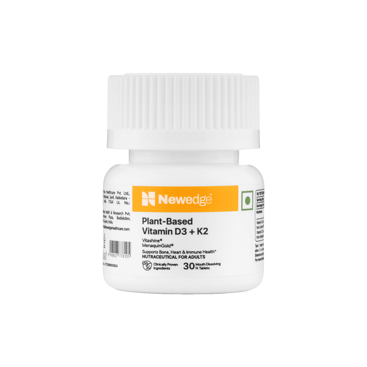 Newedge Plant based Vitamin D3+K2